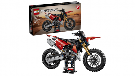 Конструктор Lego Мотоцикл Ducati Desmo450 MX Factory Technic 42238 Новий - Retromagaz, image 1