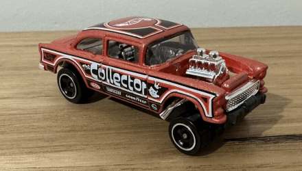 Машинка Базова Hot Wheels '55 Chevy Bel Air Gasser Reverse Rake 1:64 HTB90 Orange - Retromagaz, image 2