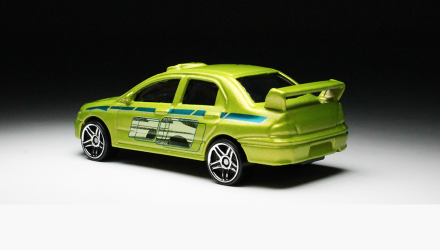 Тематична Машинка Hot Wheels Mitsubishi Lancer Evolution 7 VII Fast & Furious 1:64 FYY56 Green - Retromagaz, image 3