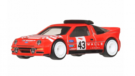 Машинка Premium Hot Wheels Ford RS200 Boulevard 1:64 JBL29 Red - Retromagaz, image 1
