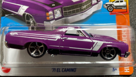 Машинка Базова Hot Wheels '71 El Camino Hot Trucks 1:64 HTC34 Purple - Retromagaz, image 1