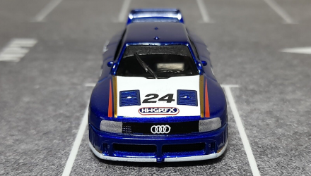 Машинка Premium Hot Wheels Audi '90 Quattro Turbo 1:64 HTC64 Blue - Retromagaz, image 5