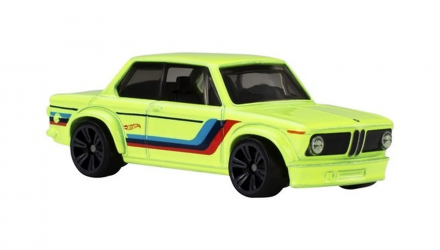 Тематическая Машинка Hot Wheels BMW 2002 Neon Speeders 1:64 JCB07 Yellow - Retromagaz, image 2