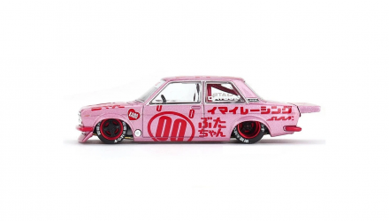 Машинка Premium Kaido House x MiNI GT Datsun 510 Pro Street Buta V1 1:64 KGMG161 Pink - Retromagaz, image 4