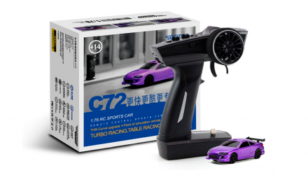 Машинка Радиоуправляемая TurboRacing C72 RC Sport Speed Car 1:64 Purple - Retromagaz, image 4