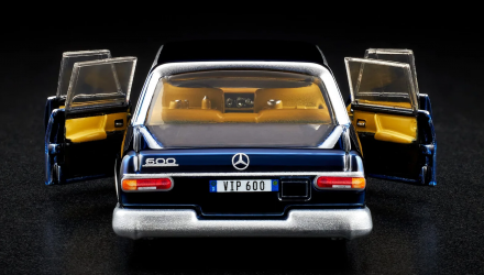 Машинка Premium Hot Wheels Mercedes-Benz 600 Red Line Club RLC 1:64 HWF12 Blue - Retromagaz, image 6