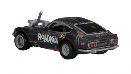 Машинка Premium Hot Wheels Custom '71 Datsun 240Z Roadkill Rotsun Pop Culture 1:64 HKC37 Black - Retromagaz, image 3