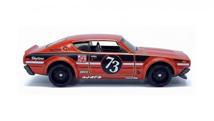 Машинка Базовая Hot Wheels Nissan Skyline 2000 GT-R HW J-Imports 1:64 JJJ50 Orange - Retromagaz, image 3