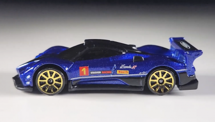 Машинка Базовая Hot Wheels Pagani Zonda R Turbo 1:64 HKK83 Dark Blue - Retromagaz, image 4