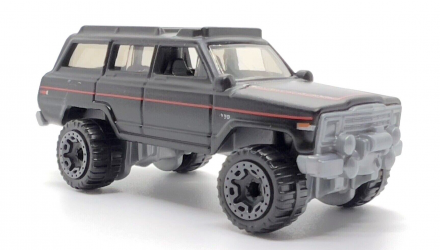 Машинка Базова Hot Wheels 1988 Jeep Wagoneer The `80S 1:64 HKJ63 Black - Retromagaz, image 4