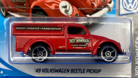 Машинка Базовая Hot Wheels '49 Volkswagen Beetle Pickup Volkswagen 1:64 FYF78 Red - Retromagaz, image 2