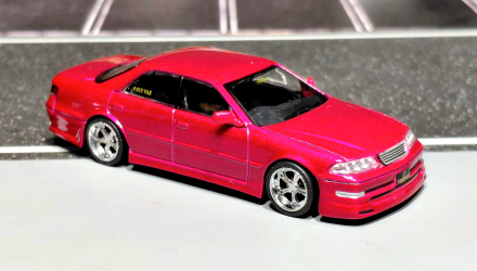 Машинка Premium Tarmac Works VERTEX Toyota Mark II JZX100 1:64 T64G-024-RE Red - Retromagaz, image 4