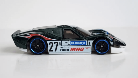 Машинка Базова Hot Wheels '67 Ford GT40 Mk.IV Then and Now 1:64 HTC69 Black - Retromagaz, image 2