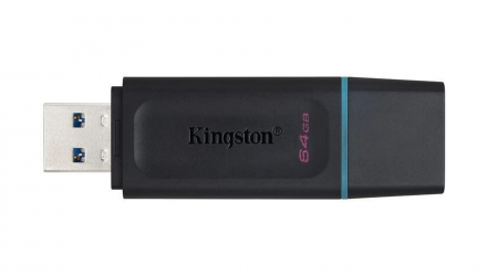 Флеш-накопичувач Kingston DT Exodia USB-A 3.2 Gen1 Black/Teal 64GB - Retromagaz, image 2
