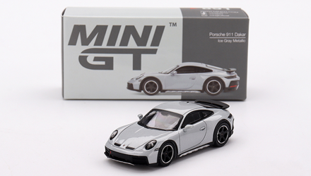 Машинка Premium MINI GT Porsche 911 Dakar 1:64 MGT00891 Grey - Retromagaz, image 4