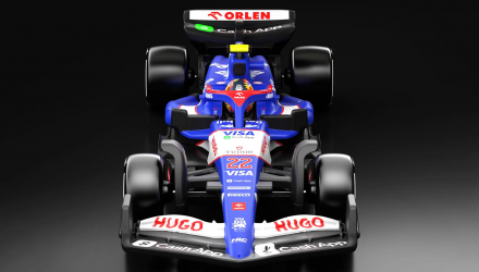 Машинка Premium Hot Wheels Visa Cash App RB Formula One Team (#22) Formula One 1:64 JBM14 Blue - Retromagaz, image 4