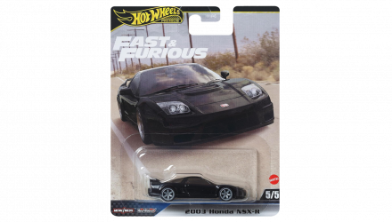 Машинка Premium Hot Wheels 2003 Honda NSX Type-R Fast & Furious 1:64 HYP67 Black - Retromagaz, image 1