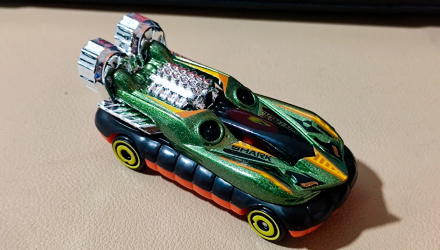 Машинка Базовая Hot Wheels Hover Storm / Gazella / Loco Motorin / Circle Trucker / Shark City 1:64 HLY67 White 5шт - Retromagaz, image 2