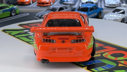 Тематическая Машинка Hot Wheels Toyota Supra Brian O'Conner Fast & Furious 1:64 JBY30 Orange - Retromagaz, image 6