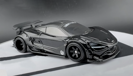 Машинка Premium Hot Wheels LB-WORKS McLaren 720S Chase Silhouettes 1:64 JBK62 Blue - Retromagaz, image 1