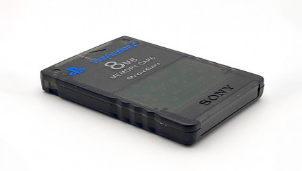 Карта Памяти Sony PlayStation 2 SCPH-10020 Smoke Zen 8MB Clear Black Б/У - Retromagaz, image 1