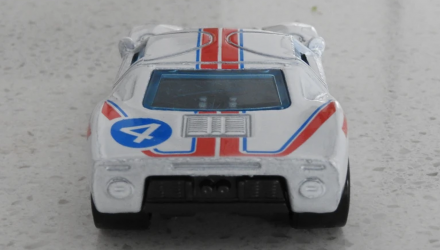 Машинка Базовая Hot Wheels Ford GT-40 Gumball 3000 Then and Now 1:64 GTB33 White - Retromagaz, image 6