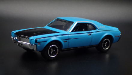 Тематическая Машинка Matchbox 1970 AMC Javelin Moving Parts 1:64 FWD28/HVM76 Blue - Retromagaz, image 2