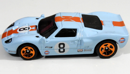 Машинка Базовая Hot Wheels Ford GT-40 Gulf Race Day 1:64 GHC55 Light Blue - Retromagaz, image 4