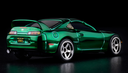 Машинка Premium Hot Wheels 1997 Toyota Supra Red Line Club RLC 1:64 JCP14 Green - Retromagaz, image 3