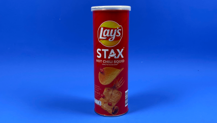 Чипсы Lay's Stax Hot Chilli Squid 100g - Retromagaz, image 1