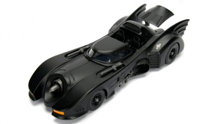 Машинка Jada Batman (1989) Бэтмобиль с Фигуркой Бэтмена 1:24 Black - Retromagaz, image 3