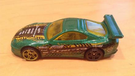 Машинка Базовая Hot Wheels Toyota Supra Speed Graphics 1:64 DHR73 Green - Retromagaz, image 4