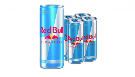 Набор Напиток Энергетический 4шт Red Bull Sugar Free 250ml - Retromagaz, image 1