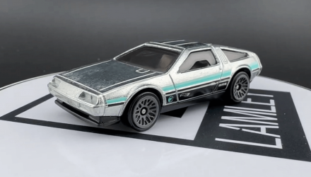 Машинка Базовая Hot Wheels DMC Delorean Zamac Treasure Hunts Rolling Metal 1:64 HTF28 Silver - Retromagaz, image 1