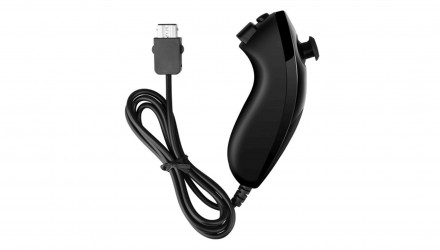 Набор Консоль Nintendo Wii RVL-001 Europe Модифицированная 32GB Black + 5 Встроенных Игр Б/У  + Контроллер Беспроводной Remote + Проводной Nunchuk - Retromagaz, image 6