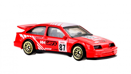 Машинка Базовая Hot Wheels '87 Ford Sierra Cosworth The `80S 1:64 HKG79 Red - Retromagaz, image 4