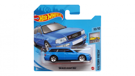 Машинка Базова Hot Wheels '94 Audi Avant RS2 Factory Fresh 1:64 GRX27 Blue - Retromagaz, image 1