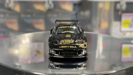 Машинка Premium MINI GT Mazda RX-7 LB-Super Silhouette FD Niles 1:64 Diecast Model Araba 1:64 MGT01101 Black - Retromagaz, image 4