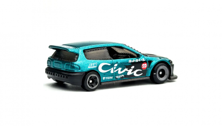 Машинка Базова Hot Wheels Honda Civic Custom Drag Strip 1:64 JJJ81 Green - Retromagaz, image 3