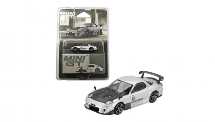 Машинка Premium MINI GT Mazda RX-7 RE-Amemiya 1:64 MGT01106 Silver - Retromagaz, image 5