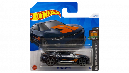 Машинка Базова Hot Wheels '18 Camaro SS Super Treasure Hunt STH Dream Garage 1:64 HTF31 Black - Retromagaz, image 1