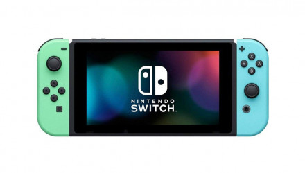 Консоль Nintendo Switch HAC-001(-01) V2 Animal Crossing Limited Edition Модифікована 128GB Green Blue + 5 Вбудованих Ігор Б/У - Retromagaz, image 2