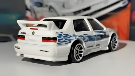 Тематическая Машинка Hot Wheels Volkswagen Jetta MK3 Decades of Fast & Furious 1:64 HNR88/HRW44 White - Retromagaz, image 3