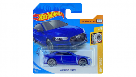 Машинка Базовая Hot Wheels Audi RS 5 Coupe Turbo 1:64 GHD00 Metallic Blue - Retromagaz, image 1