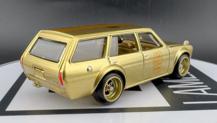 Машинка Premium Hot Wheels Datsun 510 Wagon Chase Japan Historics 1:64 JKF14 Gold - Retromagaz, image 2