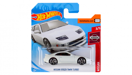 Машинка Базова Hot Wheels 300ZX Twin Turbo Nissan 1:64 FYB73 White - Retromagaz, image 1