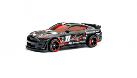 Машинка Базовая Hot Wheels 2020 Ford Mustang Shelby GT500 Nightspeed 1:64 JJK68 Black - Retromagaz, image 4
