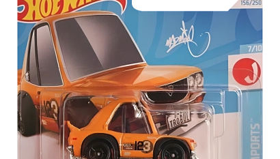 Машинка Базова Hot Wheels Mazda RX-3 (Tooned) J-Imports 1:64 HRY71 Orange - Retromagaz, image 1