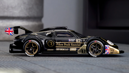 Машинка Premium Hot Wheels Radford Type 62-2 Pikes Peak Elite 64 1:64 JCP44 Black - Retromagaz, image 5