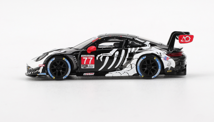 Машинка Premium MINI GT Porsche 911 GT3 R #77 AO Racing 2025 IMSA Petit Le Mans 1:64 MGT01143-CH White - Retromagaz, image 3